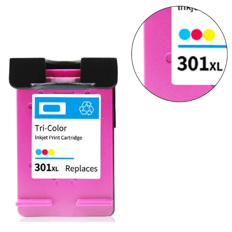 

301 Ink Cartridges Combo Pack 301XL Ink Cartridges Black and Colour Remanufactured for HP 301 XL for Envy 4500 5530 5532