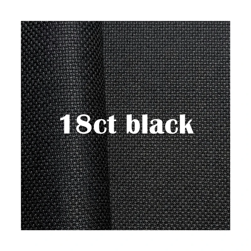 145x100cm Aida 18ct white cloth pink blue black red cross stitch fabric canvas DIY handmade needlework sewing craft