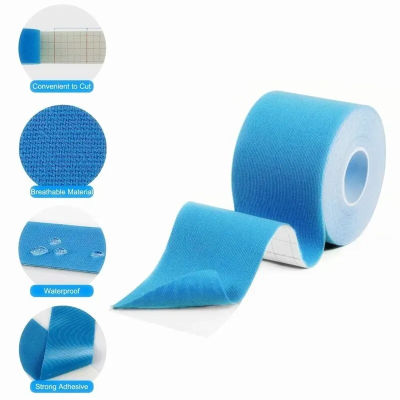 Sports Waterproof Kinesiology Tape Stickers Athletic Bandage Muscle Recovery Protector Strapping Pain Relief Tennis Gym