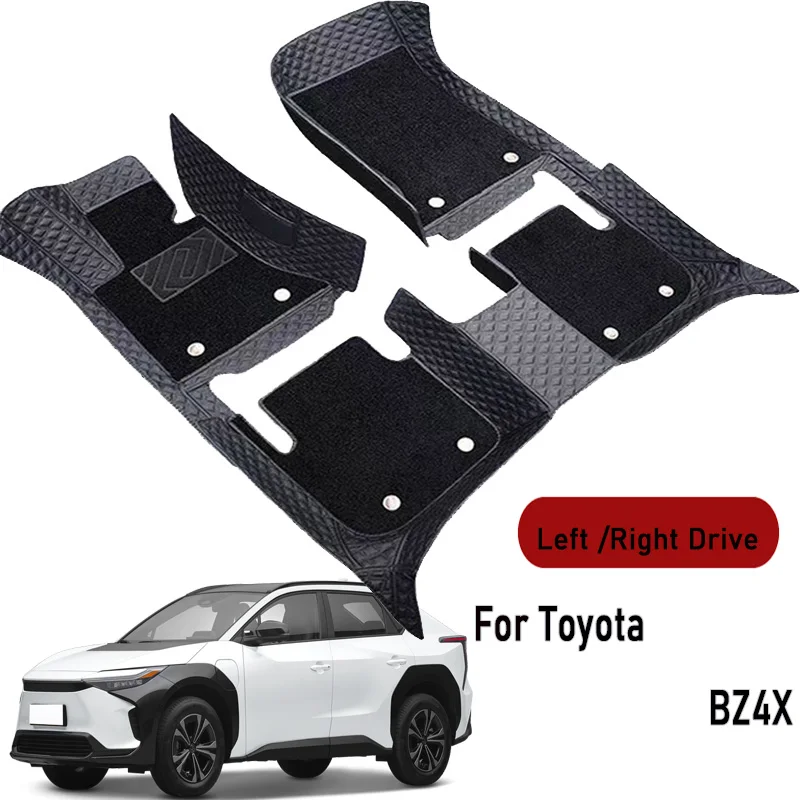 Car floor mats for Toyota BZ4X 2022 Customauto foot Pads automobile carpet cover interior accessories