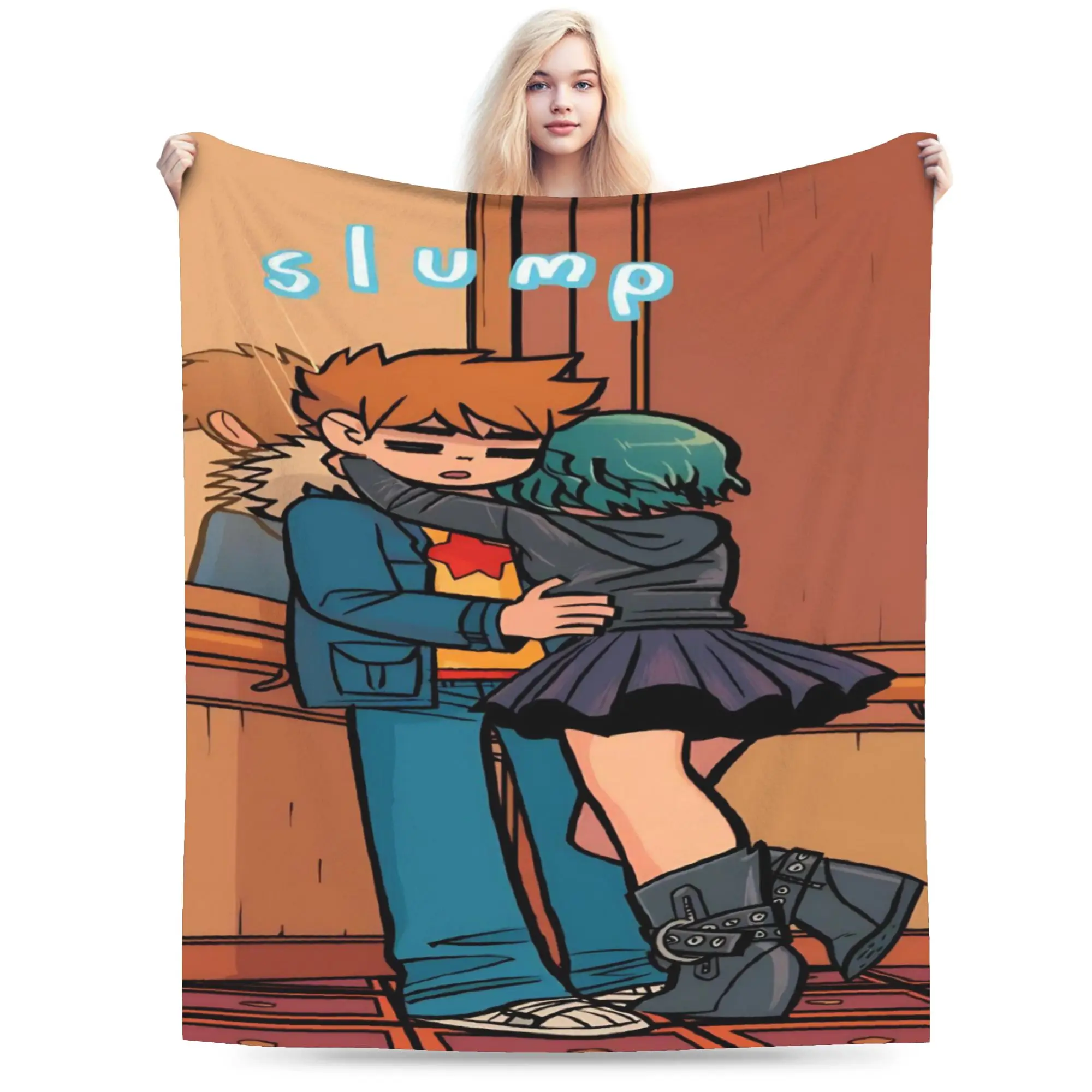 Scott Pilgrim vs. the World Blankets Soft Velvet Healing Gift  Throw Blanket Rug Piece