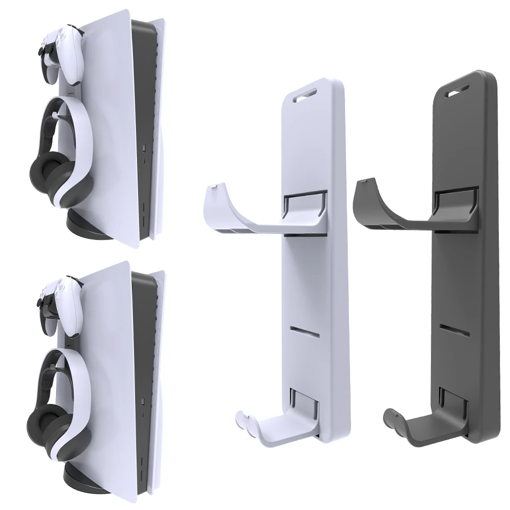 حامل سماعة الرأس لوحدة التحكم معلق لرف تخزين سماعة الرأس XBOX ONE Series X/S لملحقات ألعاب وحدة التحكم النحيفة PS5/PS5