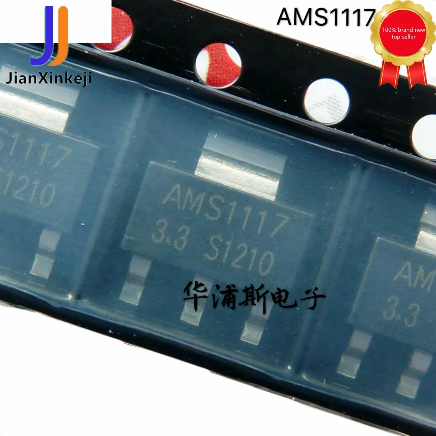 30 stücke 100% orginal neue AMS1117-3,3 V Linear Regler 1117-3,3 Power IC SMD SOT-89 auf lager