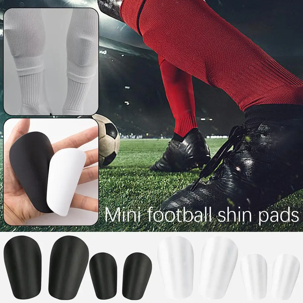 

1pair Mini Football Shin Pad Wear-resistant Shock Absorbing Leg Soccer Lightweight Protector Board Shank Training Portable R2u6