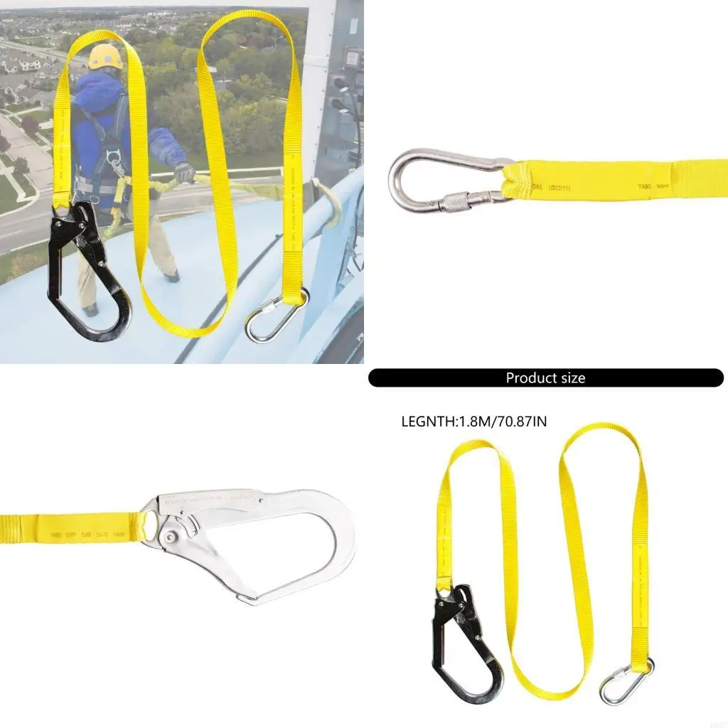 

H58C Professional Steel Climbing Rope With Strong Polyester Belt Mountaineering For Mountain Climbing & Industrial Safety
