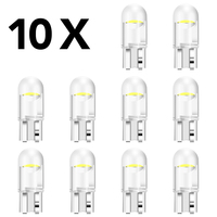 10x W5W Led T10 Car Light COB Glass 6000K Bulb Style 12V for Hyundai i10 i20 i30 HB20 IX25 IX35 IX45 TUCSON Avante Key Cover Hol