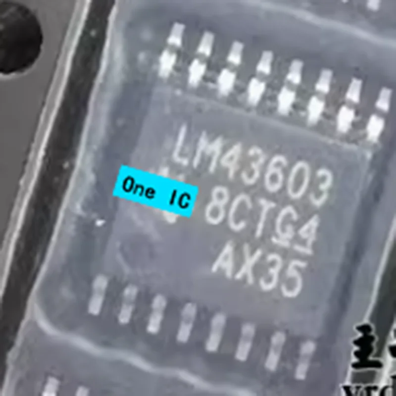 5pcs 100% Original LM43603PWPR LM43603 HTSSOP16 Brand New Genuine Ic