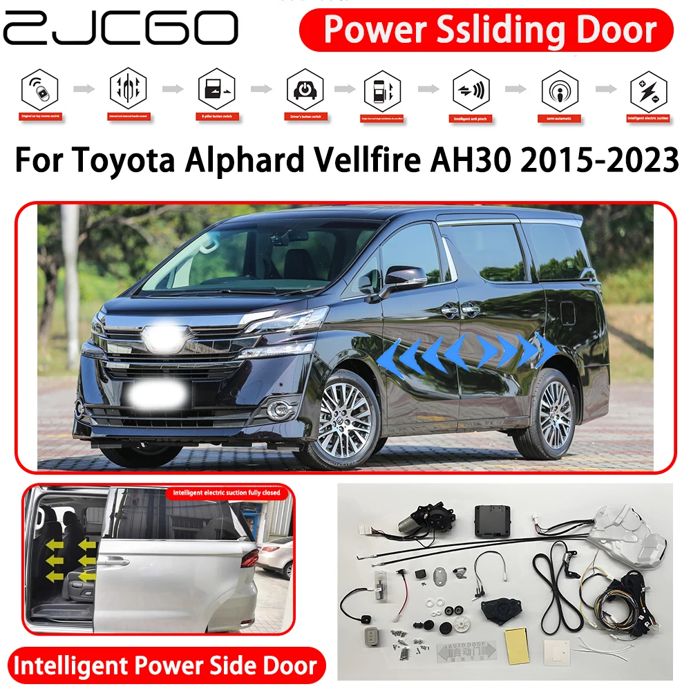 for Toyota Alphard Vellfire AH30 2015-2023 MPV Electric Left Right Sliding Side Door Motor Retrofit Kit System pinch protection