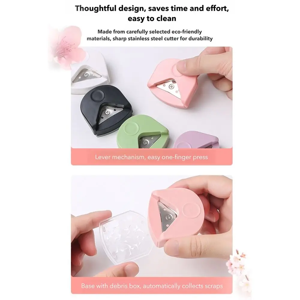 New Portable R4 Corner Rounder Mini Angle Punch Photo Card Rounded Cutter DIY Scrapbook Craft Round Angle Border Trimmer