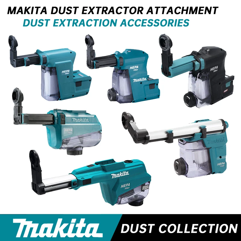 MAKITA Vacuum Cleaner Collector Electric Drill Hammer Dust Collection System HEPA Filter DX05/DX06/DX08/DX10/DX12/DX15/DX16