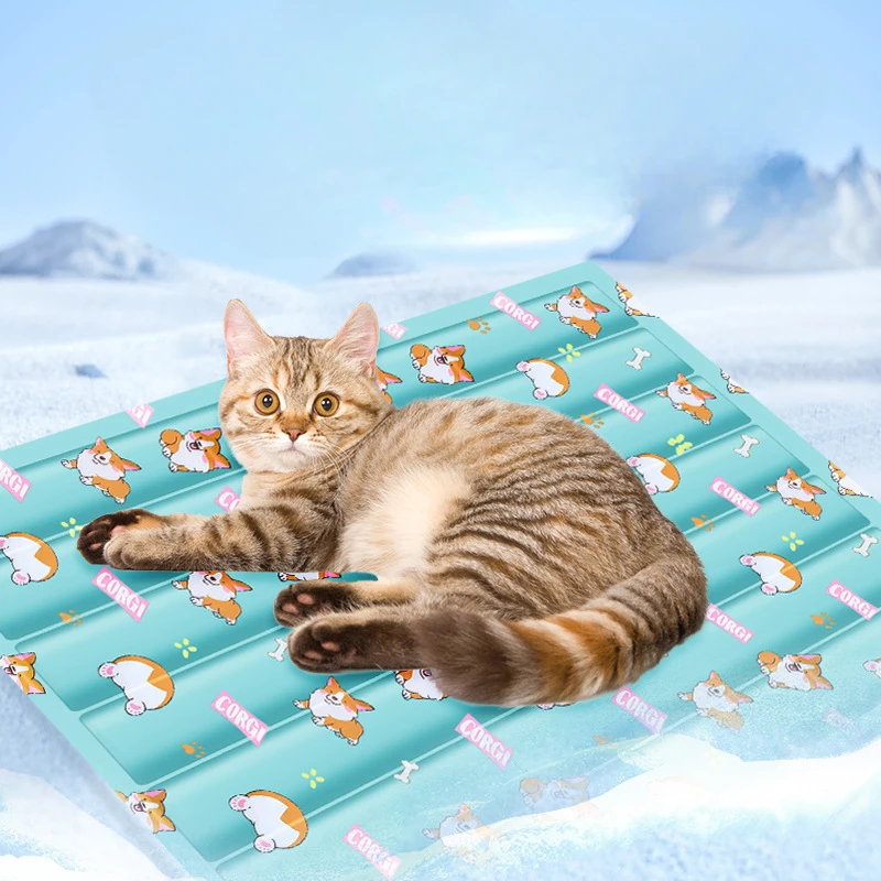 

Охлаждающая и тепловая подушка для домашнего питомца, подходит для кошек и собак, летнее домашнее теплоснятие сна, физическое охлаждение