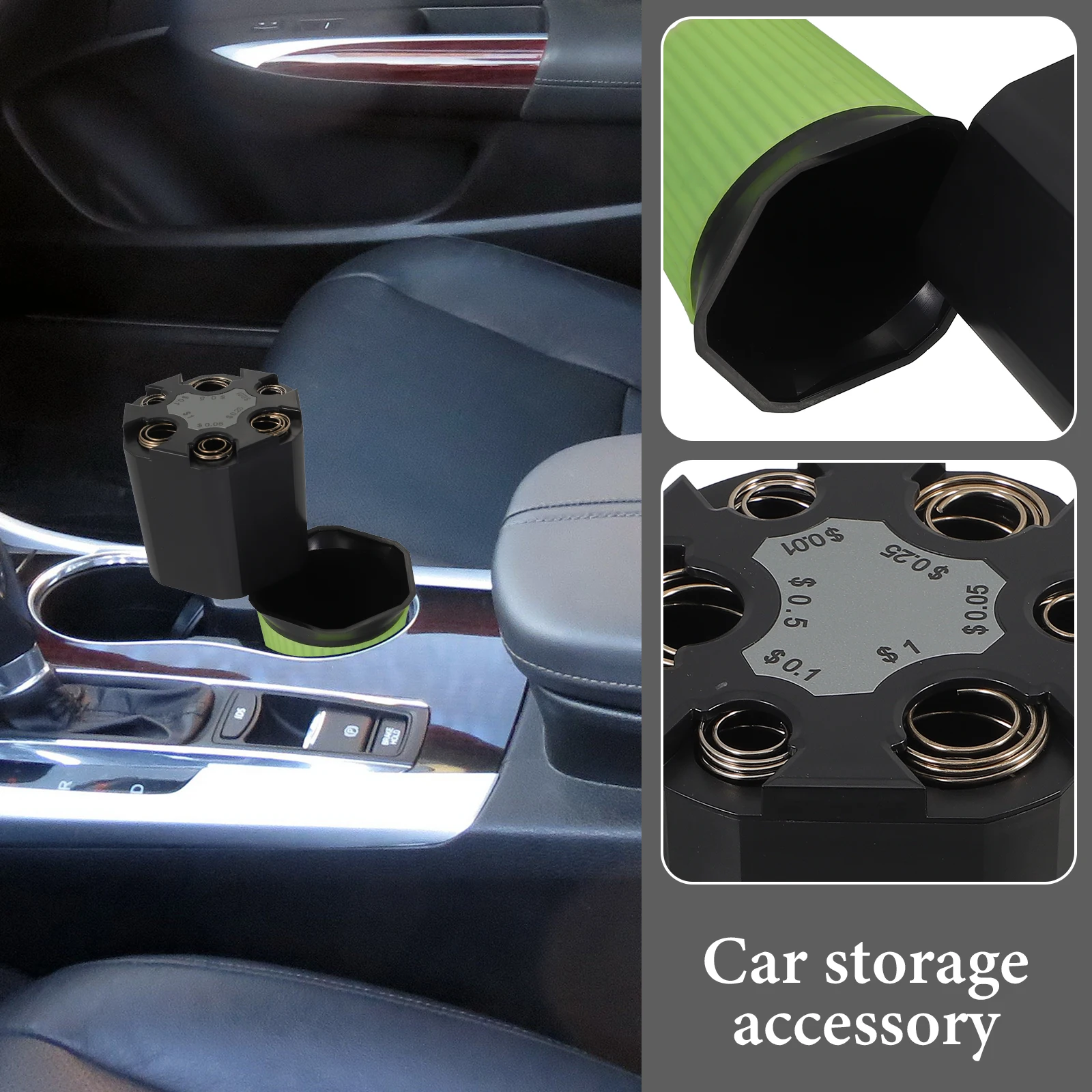 منظم مع فتحة وصول سريعة، حل تخزين أنيق وعملي لتصميم توفير المساحة الفضفاضة #5