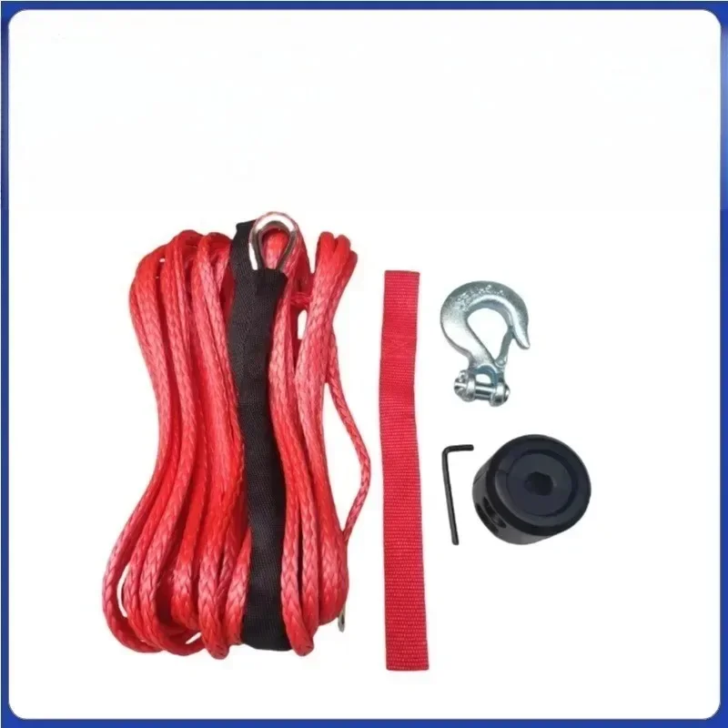 For Winches Towing Hook Stopper Rubber for ATV SUV UTV Truck Offroad Accessories 7700LBs Winch Line Cable Rope