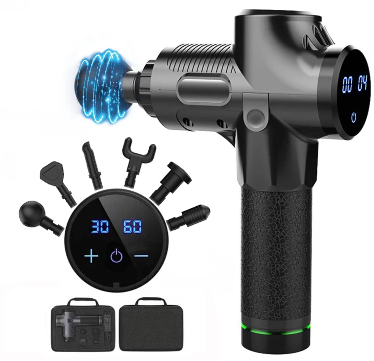 

Best Budget 30 Speeds Gun Massager Pistola De Masaje Deep Tissue Fascia Gun Sport Body Massager Mini Muscle Massage Gun