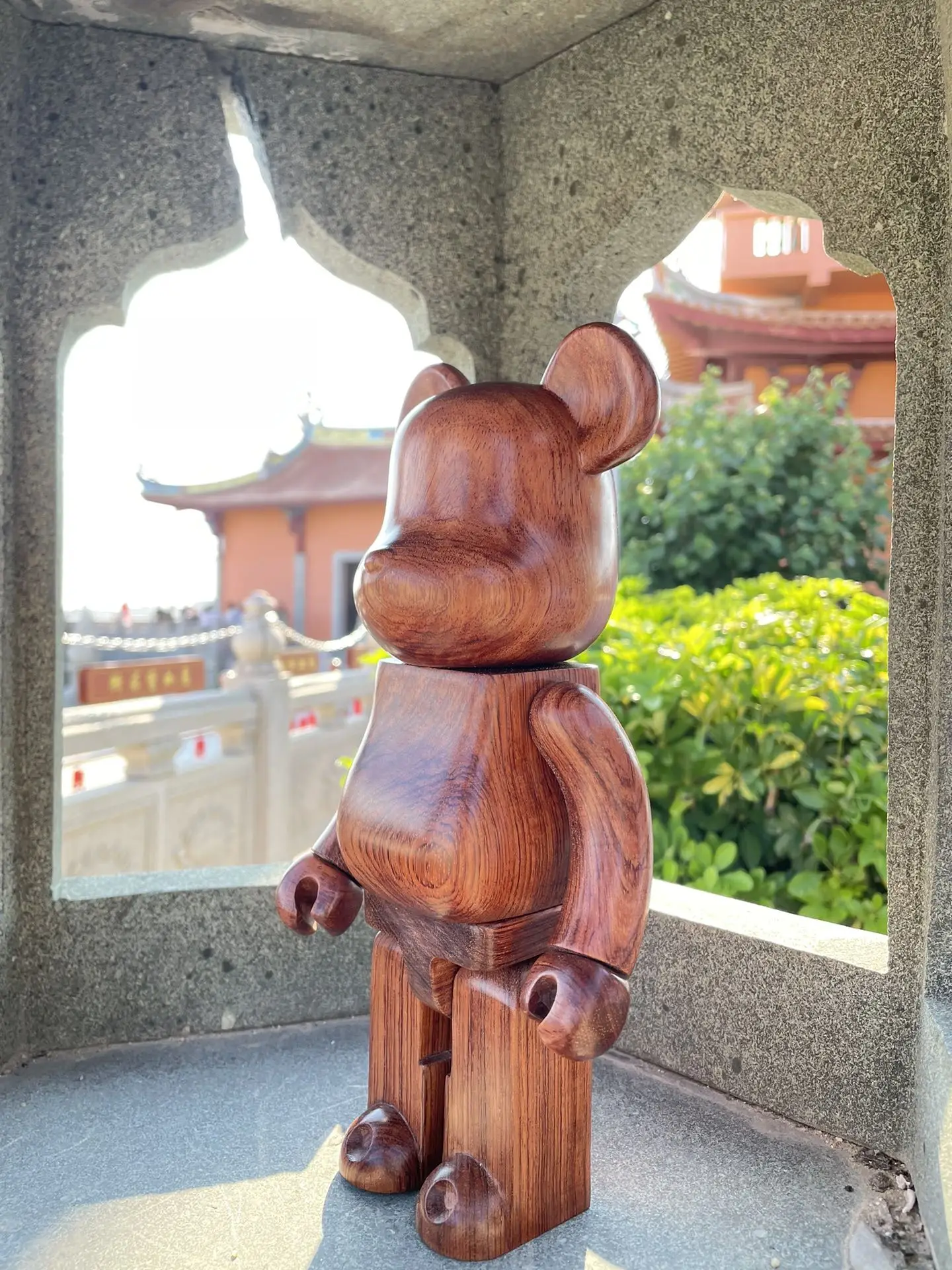 

Bearbrick 400% Plain Wood 28cm Height 11 Inches Joints Can Be Rotated Collection Gift Doll Home Decoration Ornaments