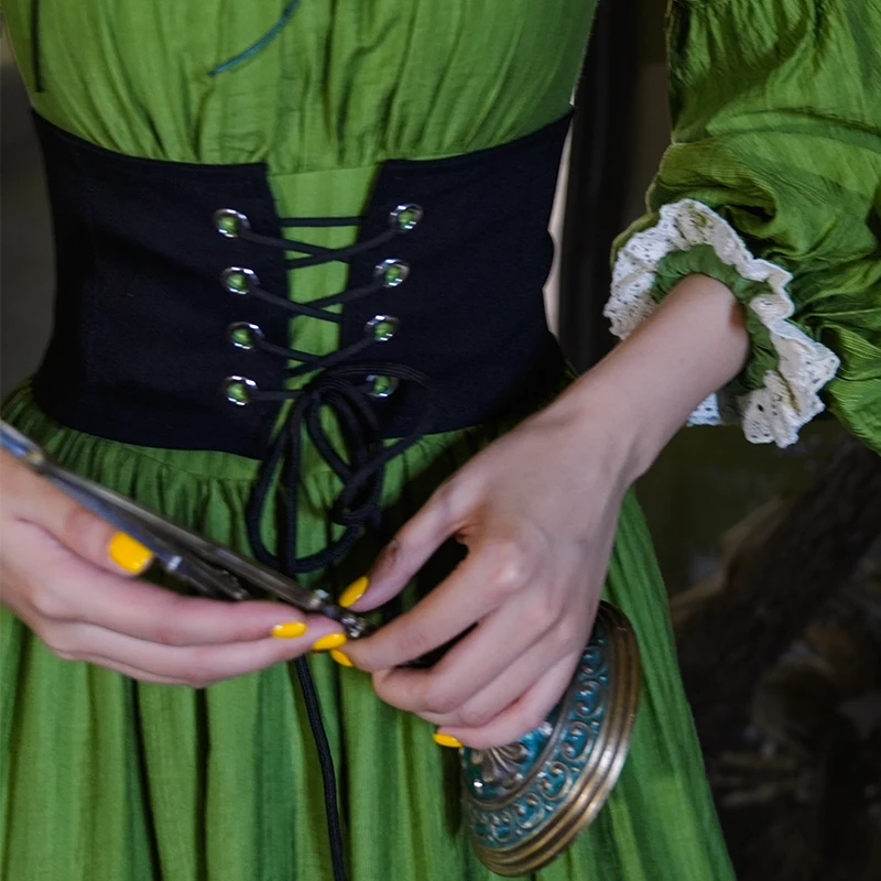 

Ретро-пояс для талии в стиле Court, аксессуар для завязывания на талии, модный художественный стиль, универсальный размер, мягкий материал, зимняя коллекция