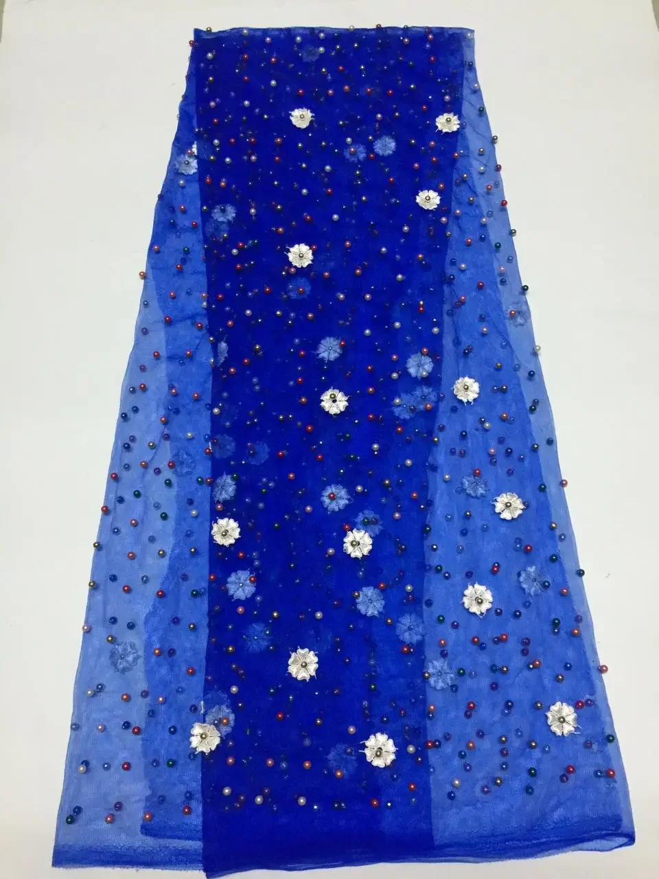 

New 2021 soluble water lace Embroidery african cord lace beaded swiss voile switzerland french nigerian lace fabric high quality