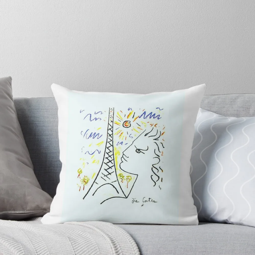 Jean cocteau artwork jean cocteau painting jean cocteau Throw Pillow Sofa Cushion Cover Christmas Pillow pillow