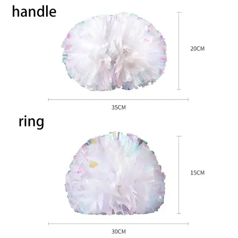 Färgade glitterbollar Pompom Pälsbollar Julpompoms Barn DIY Pomponer Hantverksmaterial Handgjorda Dekorationsmaterial 10 best sales pom-pom-bollar - №10