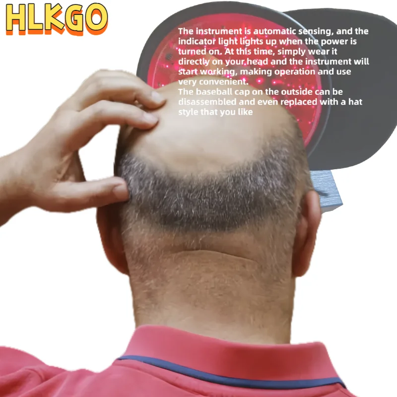 

HLKGO 96 Laser Hair Growth Cap Clinical LLLT Therapy Device for Rapid Growth & Visible Oil Control Results