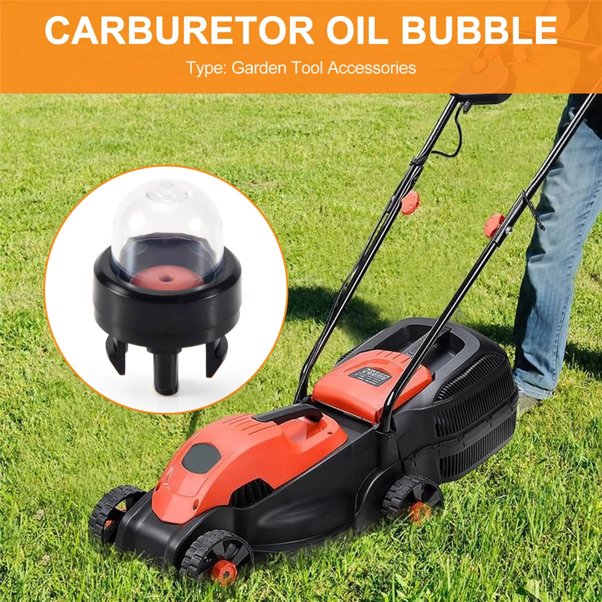 URAZL 50-teilige Glühbirne für Walbro 188-512 Echo 12318139130   Homeliet 01123D-Makita 168398 -2 Ryobi 683974   MTD 791- 683974