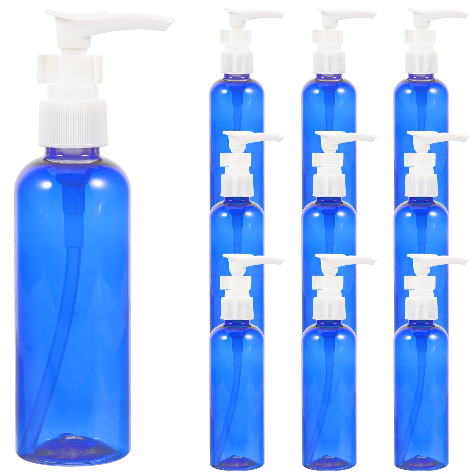 

10 Pcs Pump Lotion Bottle with Round Shoulder Spigot Travel Containers for Toiletries Shampoo Dispenser Liquid