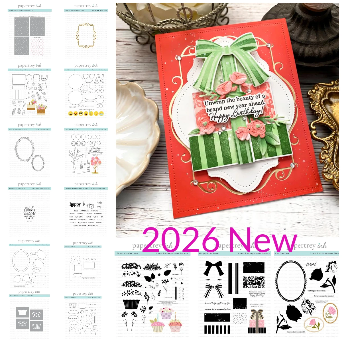 

Mother's Day Wrapped in Love Metal Cutting Dies Stamps Stencil Hot Foil Scrapbook Diary Decoration Embossing Template DIY Card