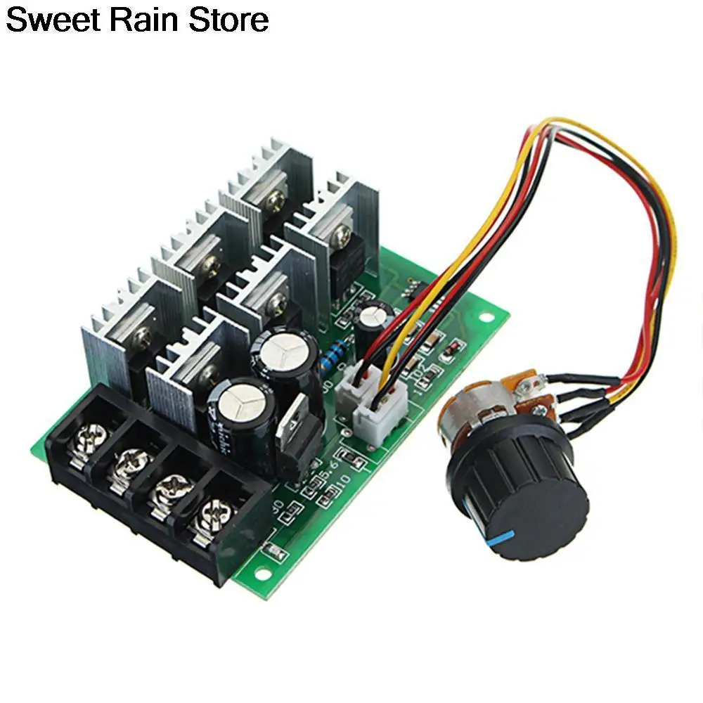 DC 9-55V 40A 2000W PWM DC Motor Speed Regulator High Power Linear Speed Control 9V 12V 24V 36V 48V