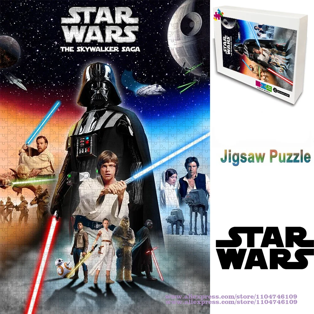 

Star Wars Puzzle Jigsaw 108/200/300/500/1000/1500Pcs Intelligence Puzzles for Kids Classic Characters Puzzles Birthday Gift