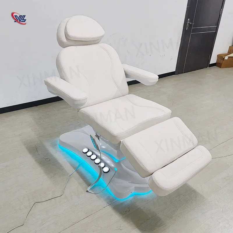 Hot Sale White Massage Table Wide Beauty Spa Electric Facial Bed Spa Bed Covers Sheet