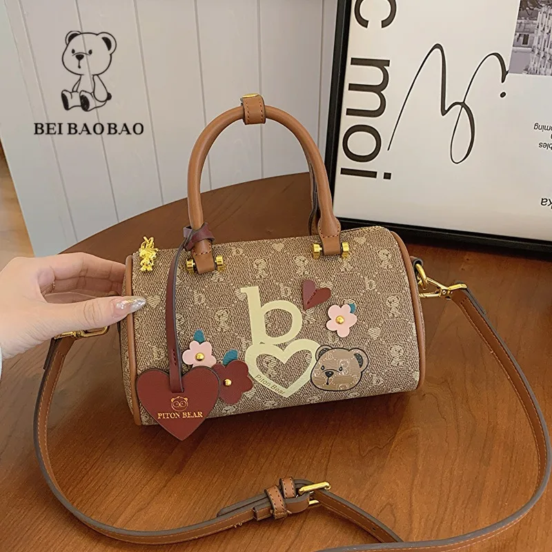 

Beibaobao Minimalist Retro Women's Bag for Commuting, Western-style Crossbody Bag, Versatile Handbag, Light Luxury Shoulder Bag