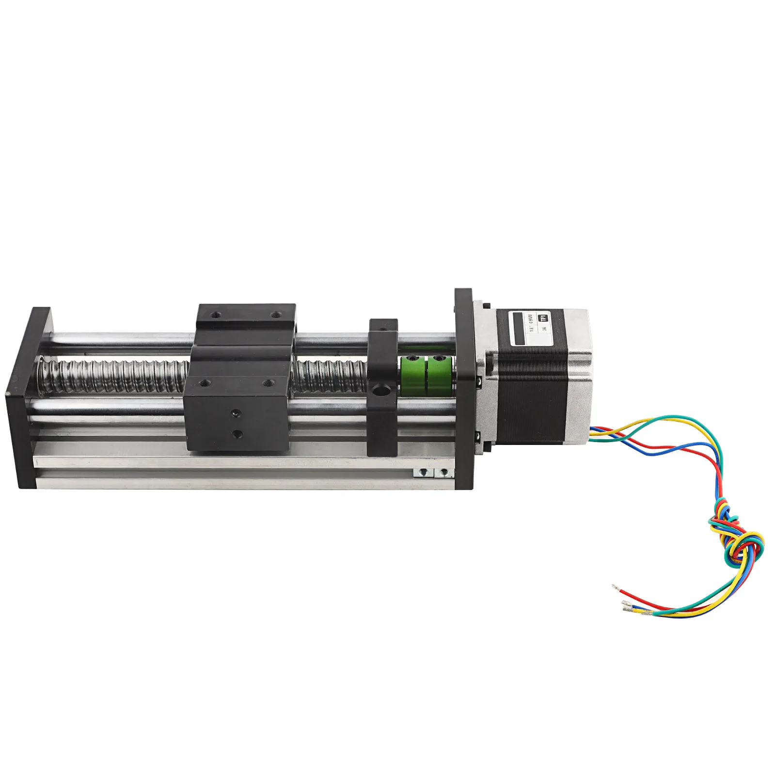 Motion System 100mm Effective Travel 1605 Ball Screw Guide Rail Sliding  Nema23 57 Stepper Motor