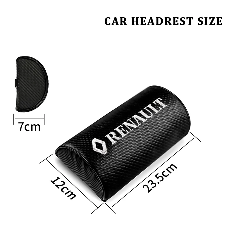 1/2PCS Car Neck Pillow PU Leather Single Head Pillow Cover Car Headrest Seat Accessories For Mazda 3 Bk 6 Gh CX 5 2 90 30 50