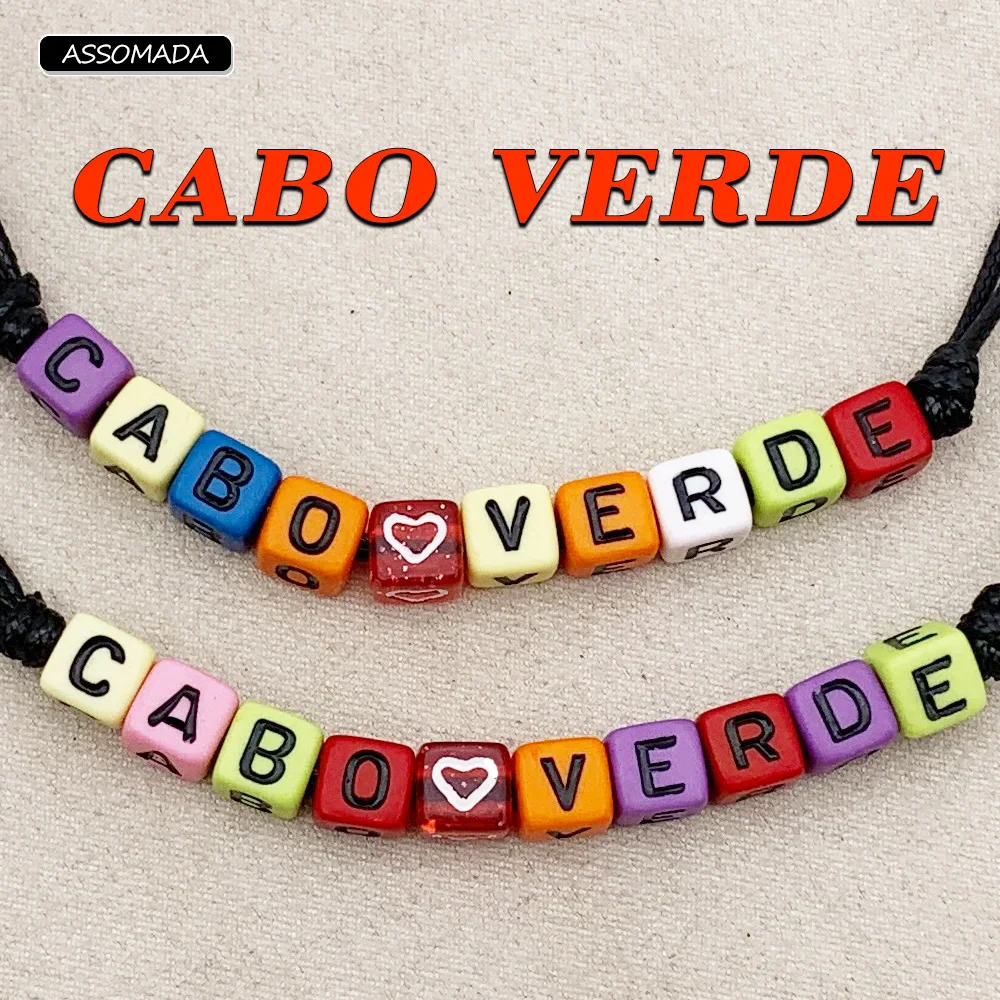 Lettera Cape Verde portachiavi per Caboverdiano donna uomo regalo tartaruga ciondolo portachiavi caratteristica CABO VERDE Chaveiro ASSOMADA