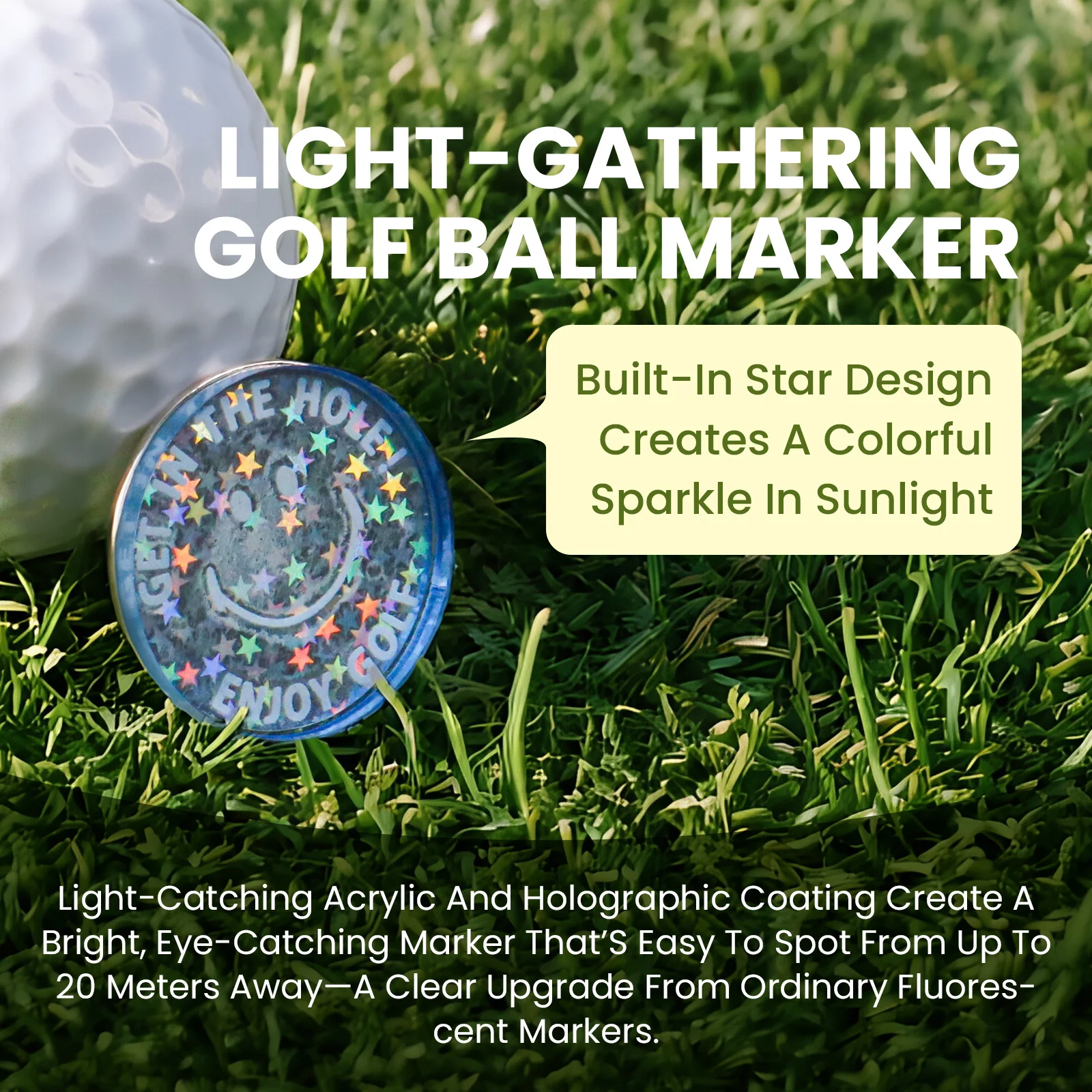 Thumbnail 4 - #4 New Golf Ball Markers Arrivals