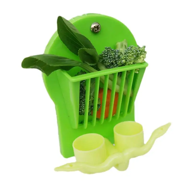 Parrot Food Foraging Toy Bird Feeding Cup Toy Budgies Fruit And Vegetable Holder Basket For Promoting Psychological Stimulation