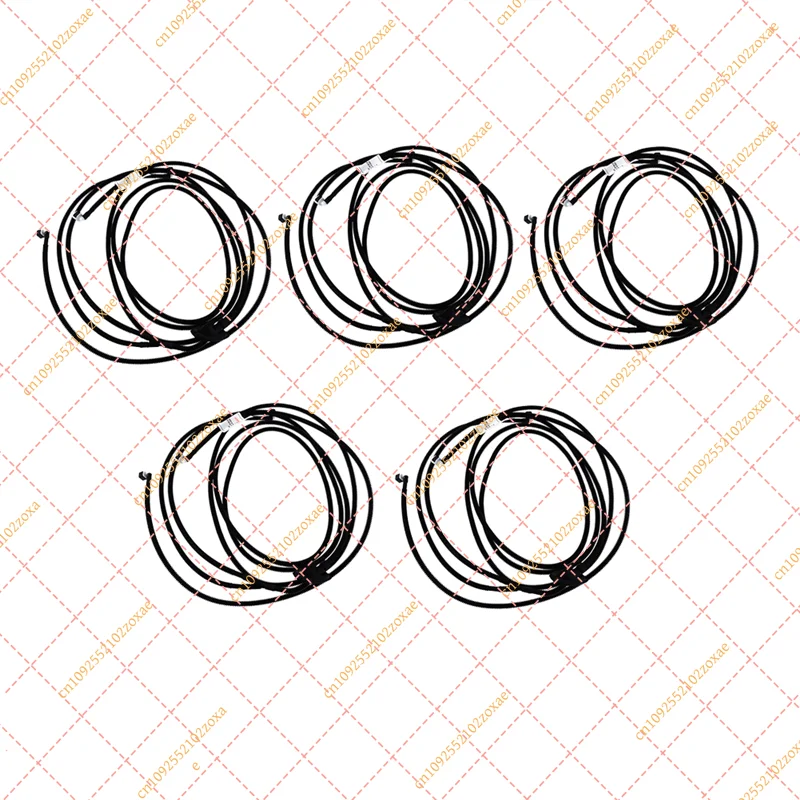 YF 5Pcs Front Windshield Washer Nozzle Hose Compatible With VW Passat B7 B8 CC Golf 6 Tiguan A3 A4 56D955998 34D9556