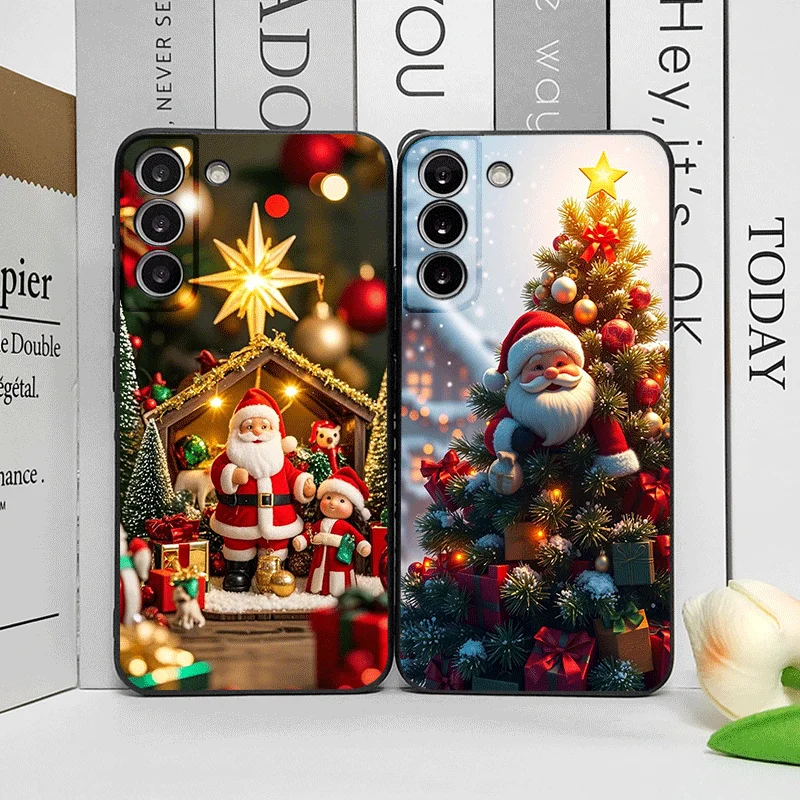 Cartoon Christmas-themed Santa Claus Phone Case for Huawei Nova 13 12 11 Pro 10 SE Mate 40 Pro Plus P60 P50 P40 Pro+ Soft Cover