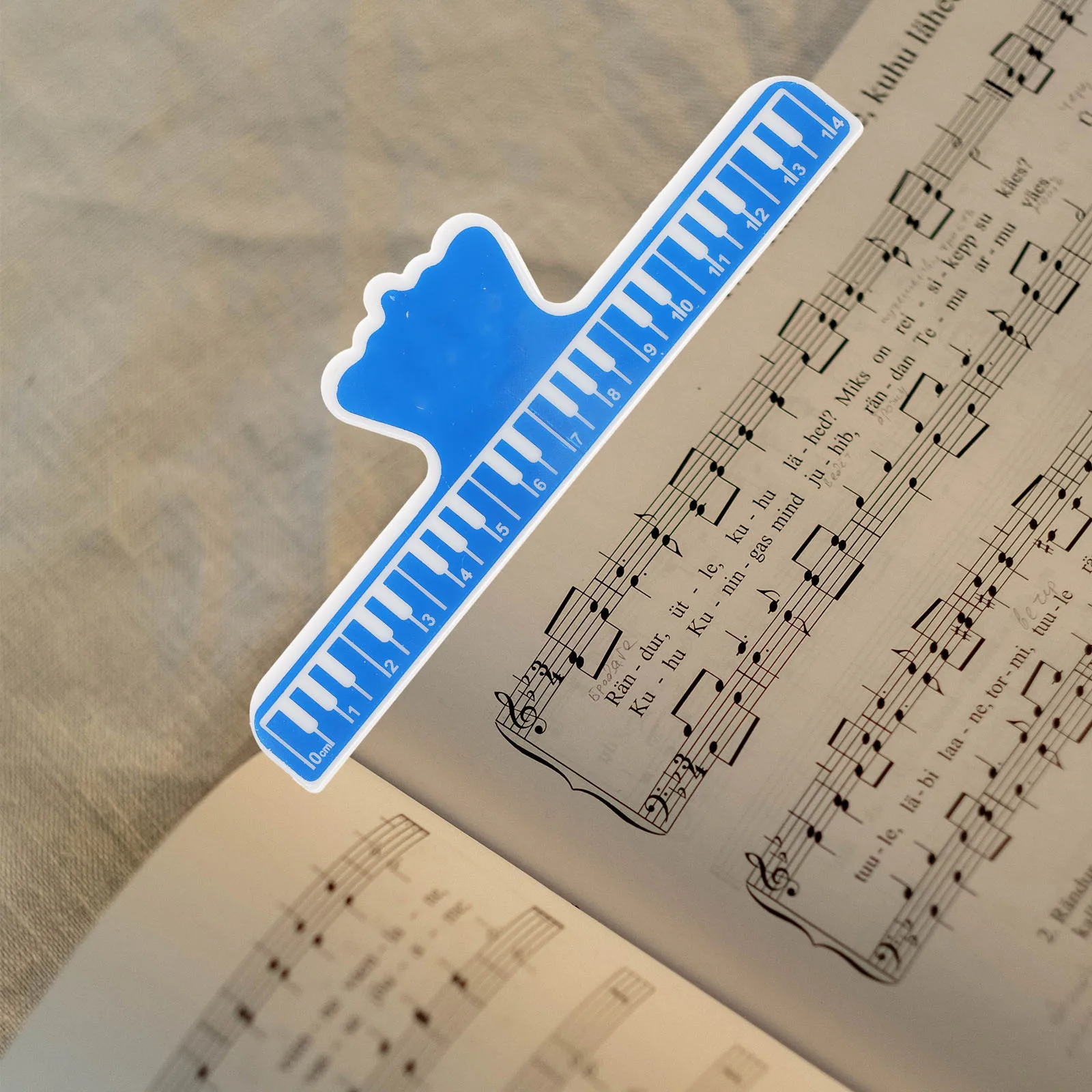 

Piano Keyboard Book Stand Clip Page Holder Colorful Abs Score Clamp