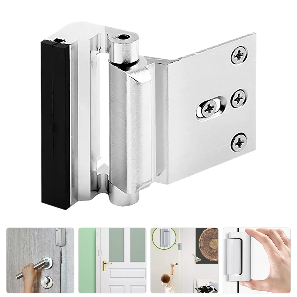 Child Safety Door Reinforced Lock PVC Locks from inside Security Elegant Reinforcement Metal