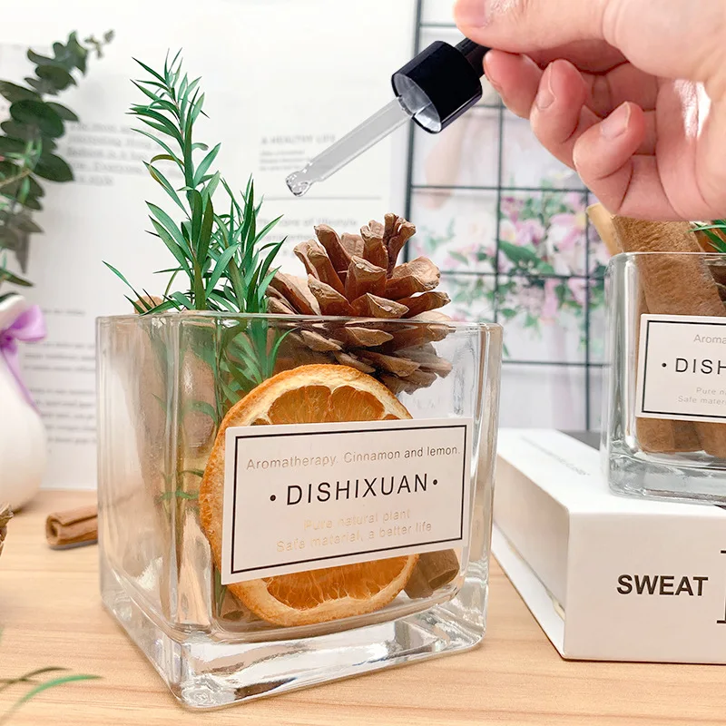 

MatarileFire free Aromatherapy Set Natural Fragrance Essential Oil Fragrant Cup Creative Desktop Decoration Aromatherapy Cup Set