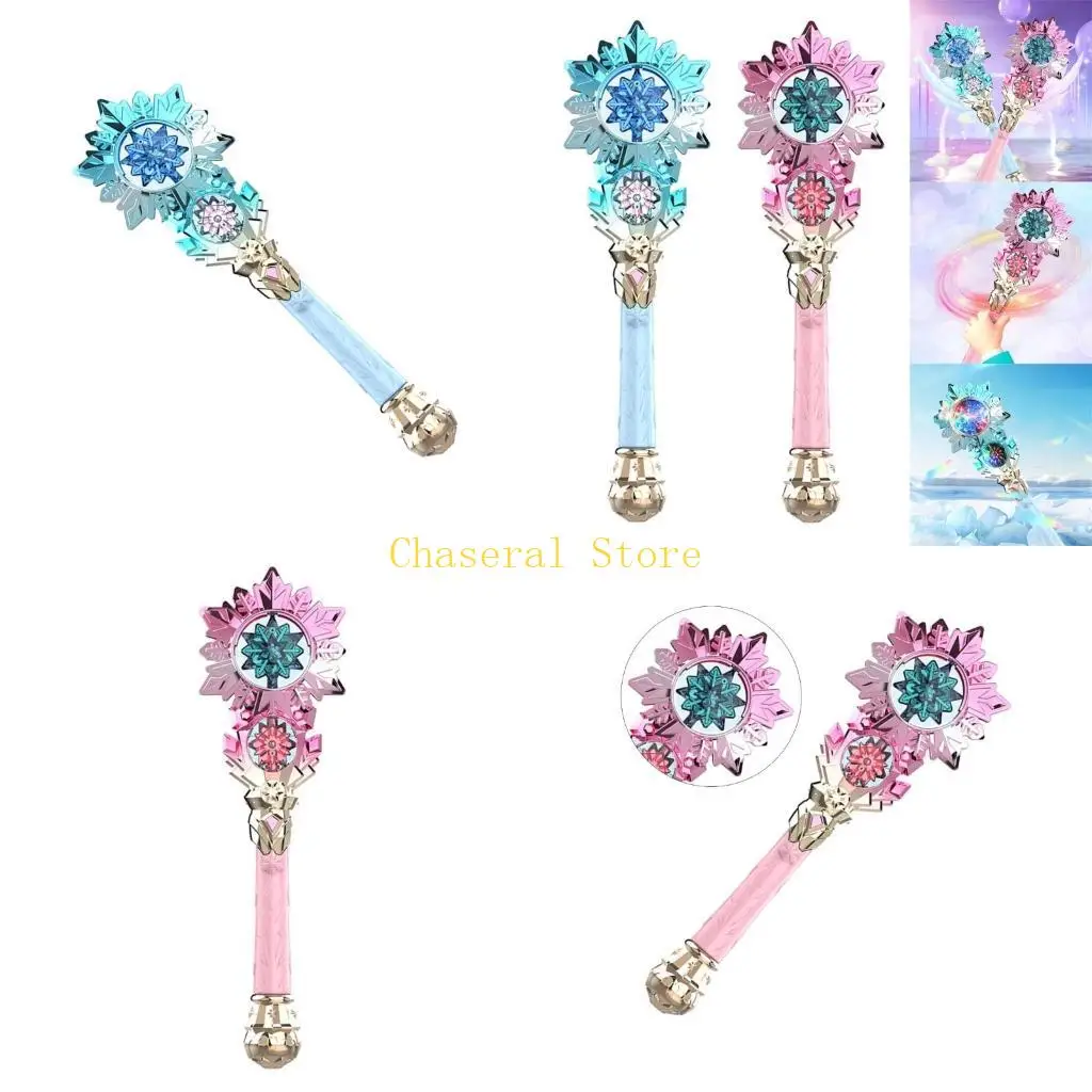 E7CE Flashing Wand Popular Music Fairy Toy Girl Roleplaying Costume Wand
