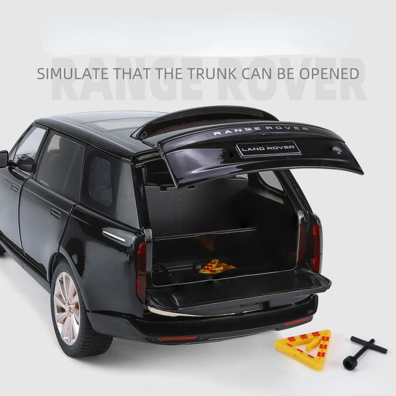 1:18 2022 LAND ROVER RANGE ROVER SV coche en miniatura de aleación sonido y luz tirar hacia atrás coche de juguete colección decoración regalo G5