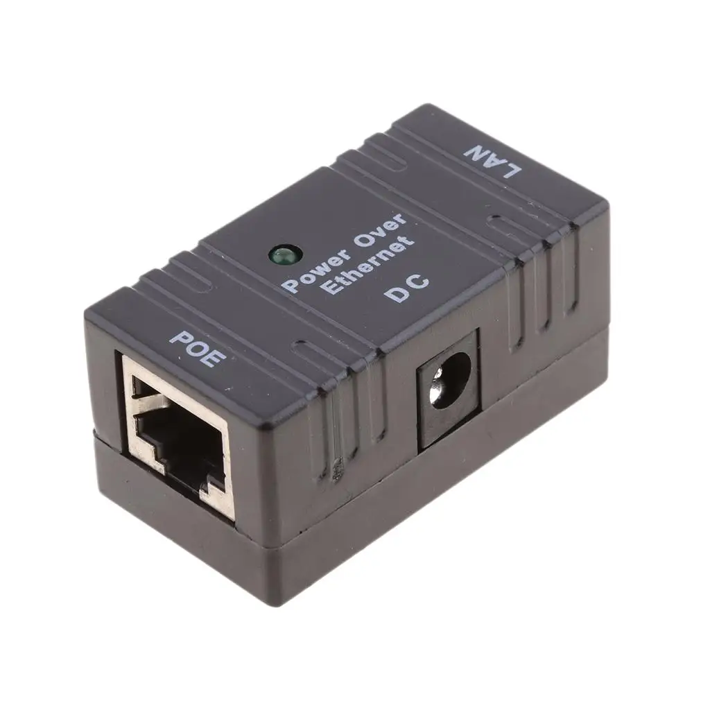 LAN POE Power Over Ethernet Injector Adter for IP Camera Access 5V~48V
