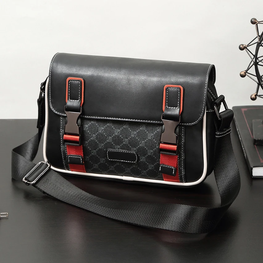 Designer Crossbody Bag Casual Messenger Bag for Men Bags Business Work Man Shoulder Bag Luxury Brand Sling Bags Leather Male Bag