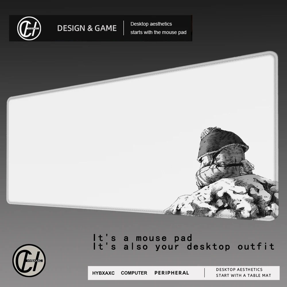 

New Large 1000×500mm Mousepad Vinland Saga Mouse Pad E-sports Gaming Keyboard Mat Protector Accessories HD Computer Pc Desk Pads