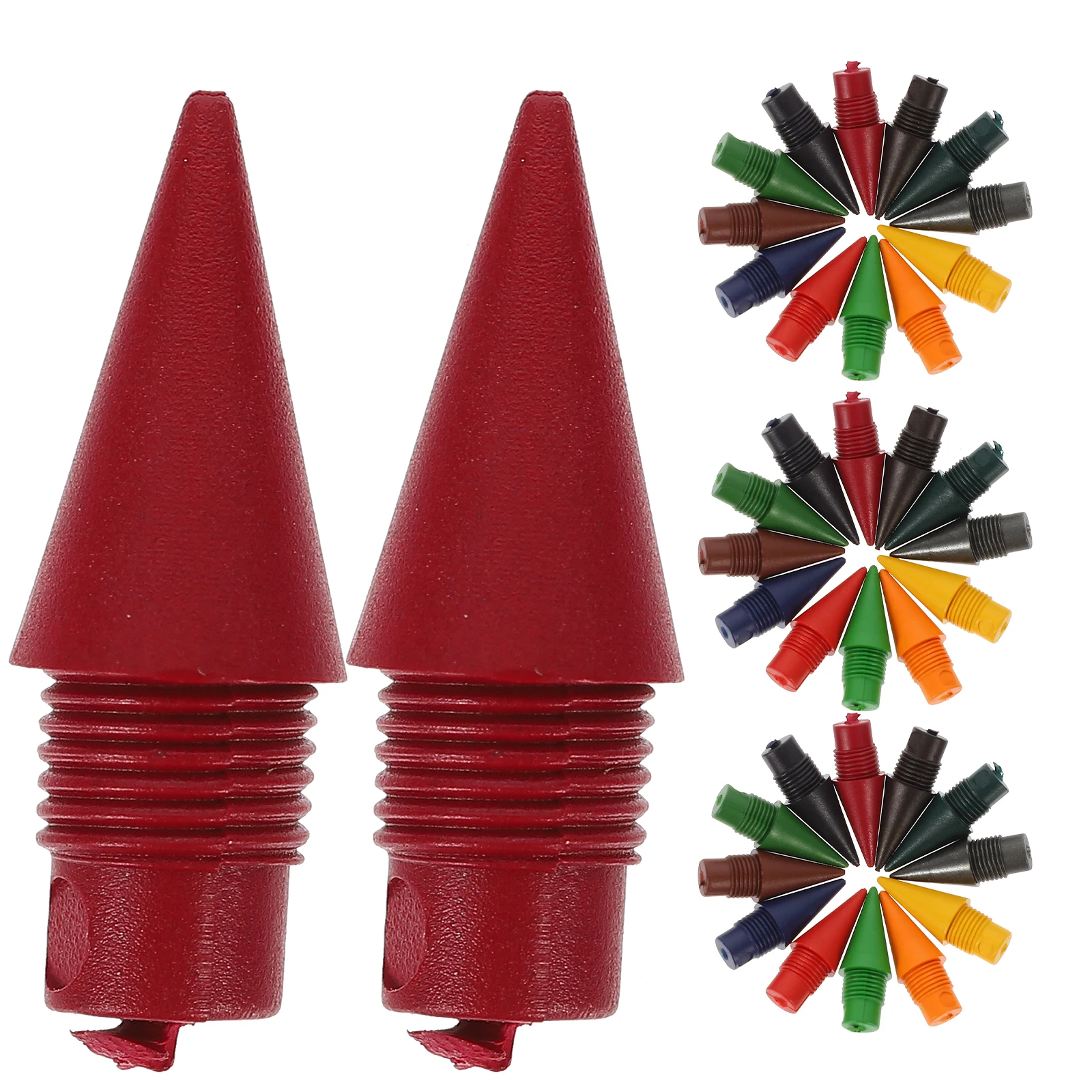 

36pcs Pencil Pencil Refill Core Tips Replaceable Refill Core Nibs Infinite Everlasting Sketching Supplies Students