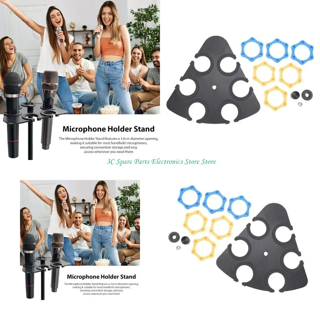 

SZ Universal Holder For sound Device With 3.6cm Opening And Smooth Silicone face For Secure Storage Of Handheld Equipment
