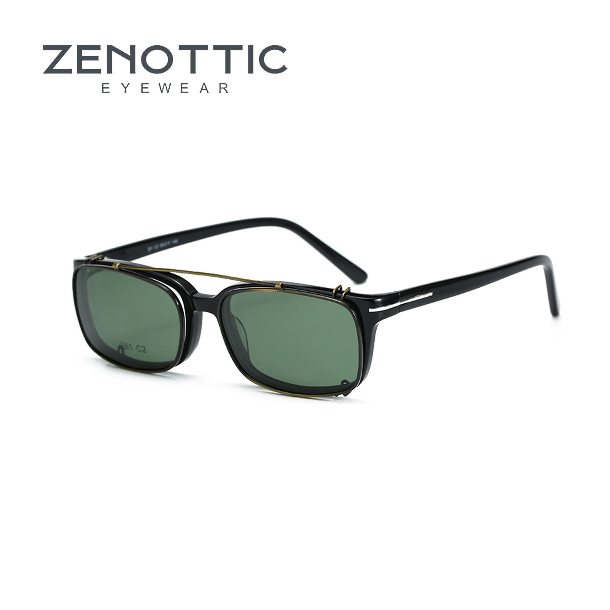 

Мужские квадратные поляризационные солнцезащитные очки ZENOTTIC в ацетатной оправе с защитой UV400, мужские солнцезащитные очки в современном уличном стиле