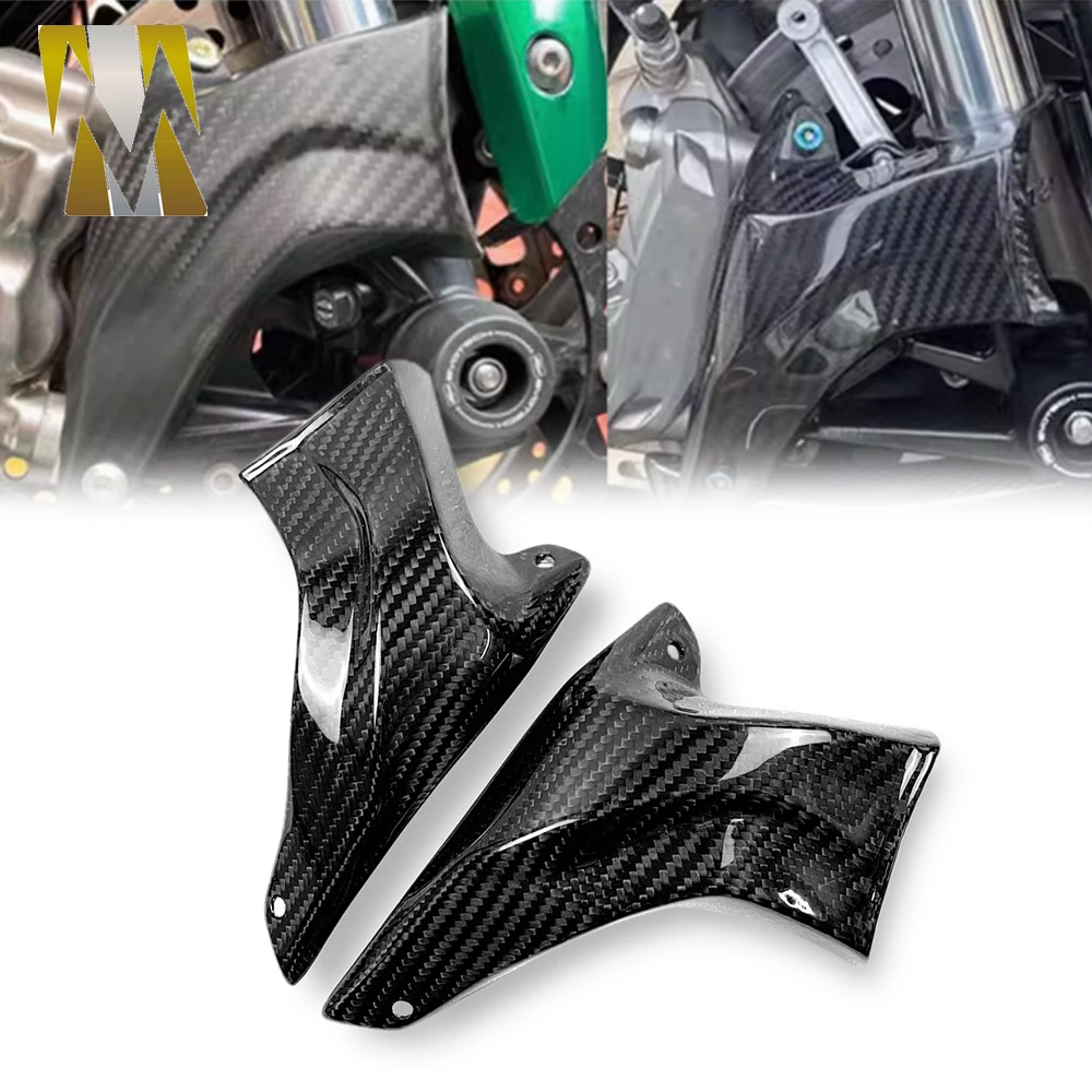 

Universal 108MM Motorcycle Brake Caliper Cover Air Duct For YAMAHA MT07 MT09 R1 R6 R25 Carbon Fiber Modified Parts